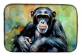 Chimpanzee Dish Drying Mat Absorbent Dish Drying Mat Pad for Kitchen Counter Dish Drainer Mat for Countertop, 14 x 21", Multicolor