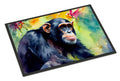 Chimpanzee Doormat Indoor Outdoor 24H X 36W Front Door Mat Rugs for Entryway, Non Slip Washable Low Pile,