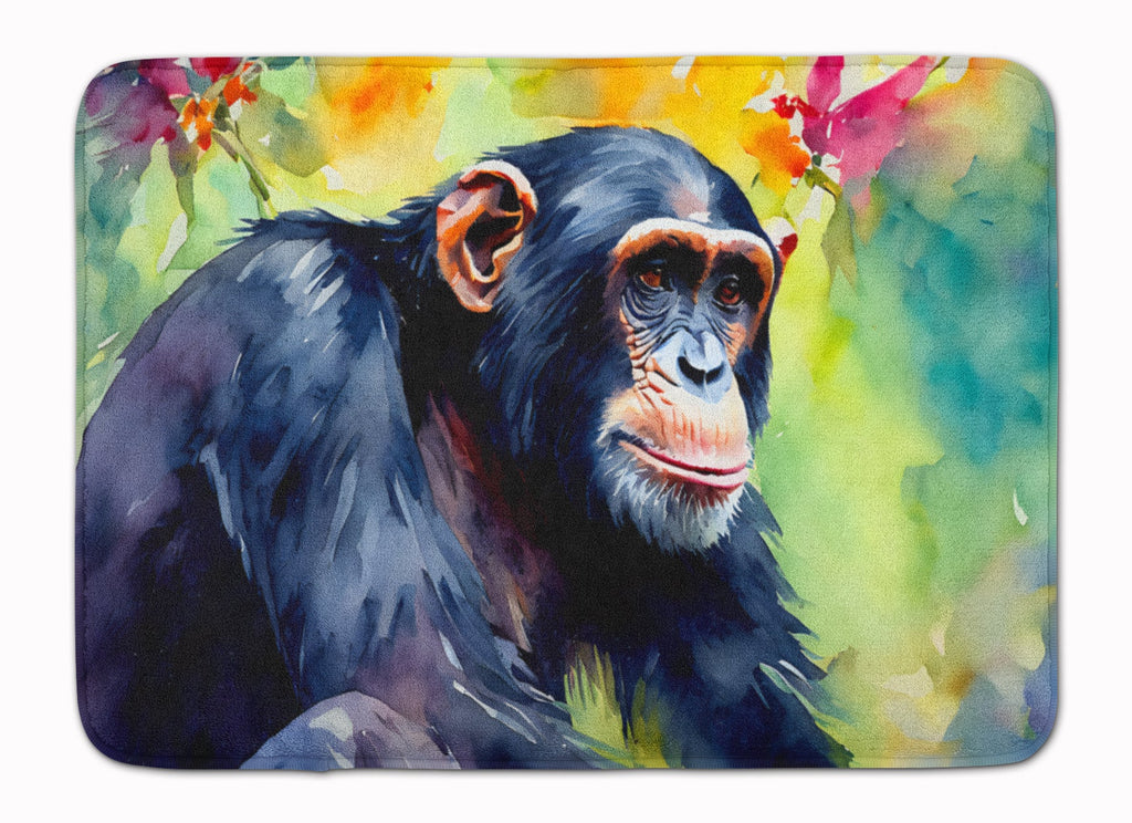 Chimpanzee Memory Foam Kitchen Mat Machine Washable Anti-Fatigue Cushion Comfort Bath or Kitchen Rug