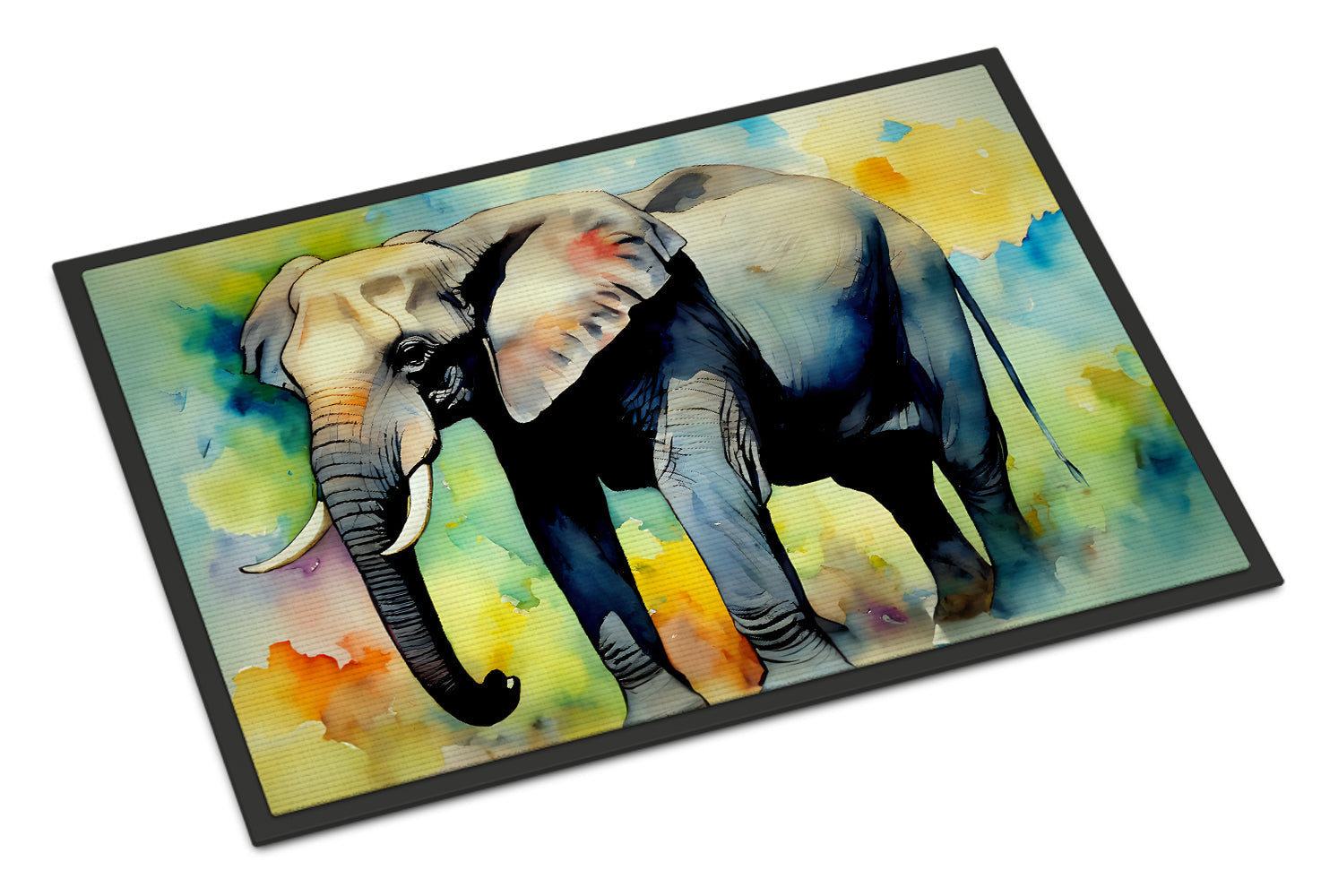 Elephant Doormat Indoor Outdoor 18H X 27W Front Door Mat Rugs for Entryway, Non Slip Washable