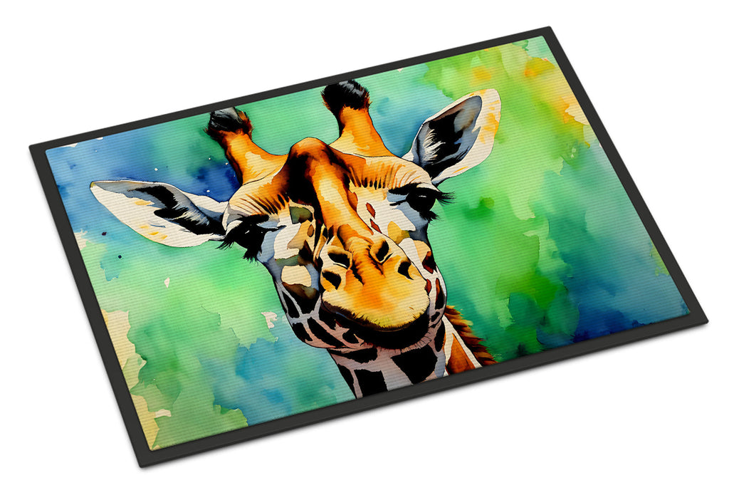 Giraffe Doormat Indoor Outdoor 24H X 36W Front Door Mat Rugs for Entryway, Non Slip Washable Low Pile,