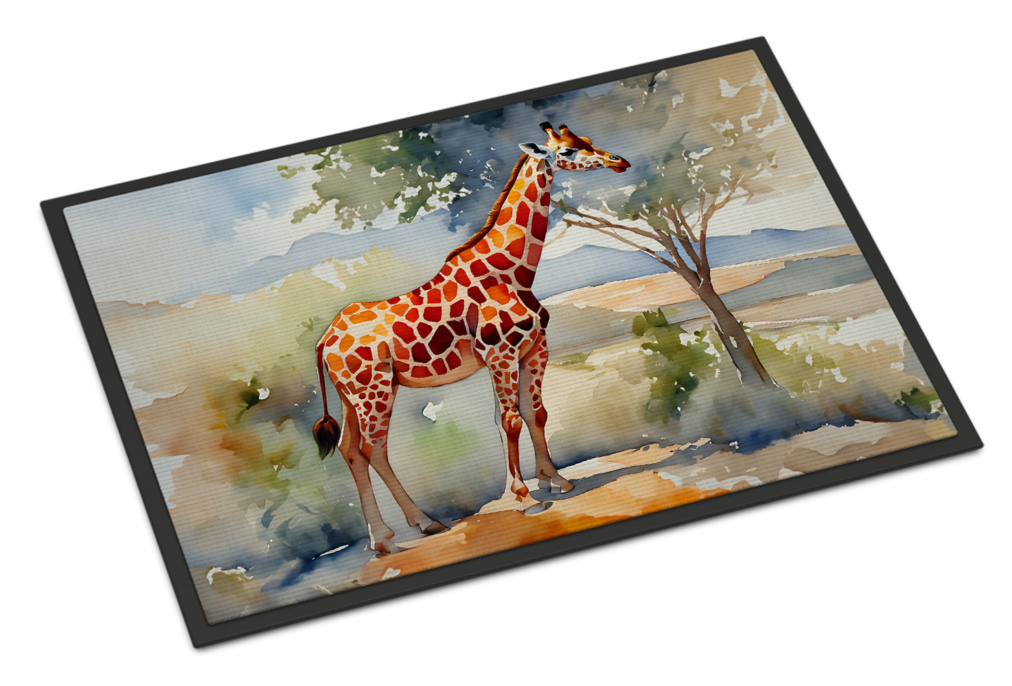 Giraffe Doormat Indoor Outdoor 18H X 27W Front Door Mat Rugs for Entryway, Non Slip Washable