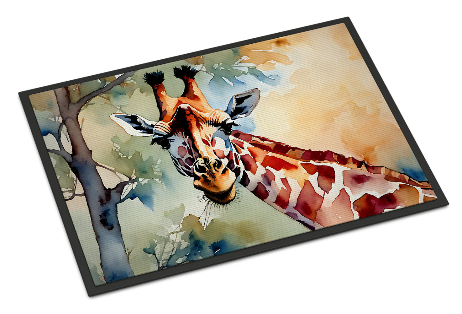 Giraffe Doormat Indoor Outdoor 18H X 27W Front Door Mat Rugs for Entryway, Non Slip Washable