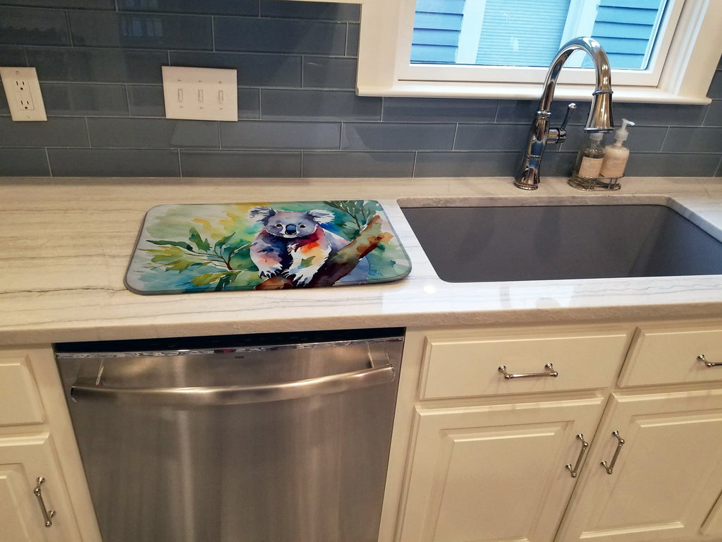 Koala Dish Drying Mat Absorbent Dish Drying Mat Pad for Kitchen Counter Dish Drainer Mat for Countertop, 14 x 21", Multicolor