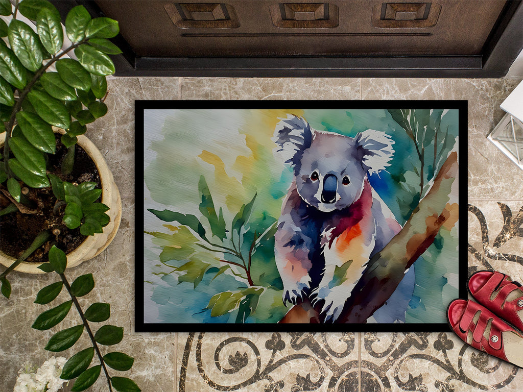 Koala Doormat Indoor Outdoor 24H X 36W Front Door Mat Rugs for Entryway, Non Slip Washable Low Pile,