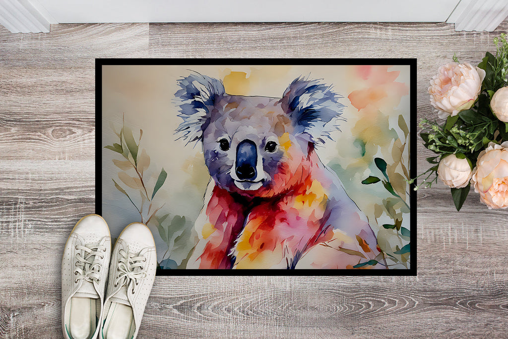 Koala Doormat Indoor Outdoor 24H X 36W Front Door Mat Rugs for Entryway, Non Slip Washable Low Pile,
