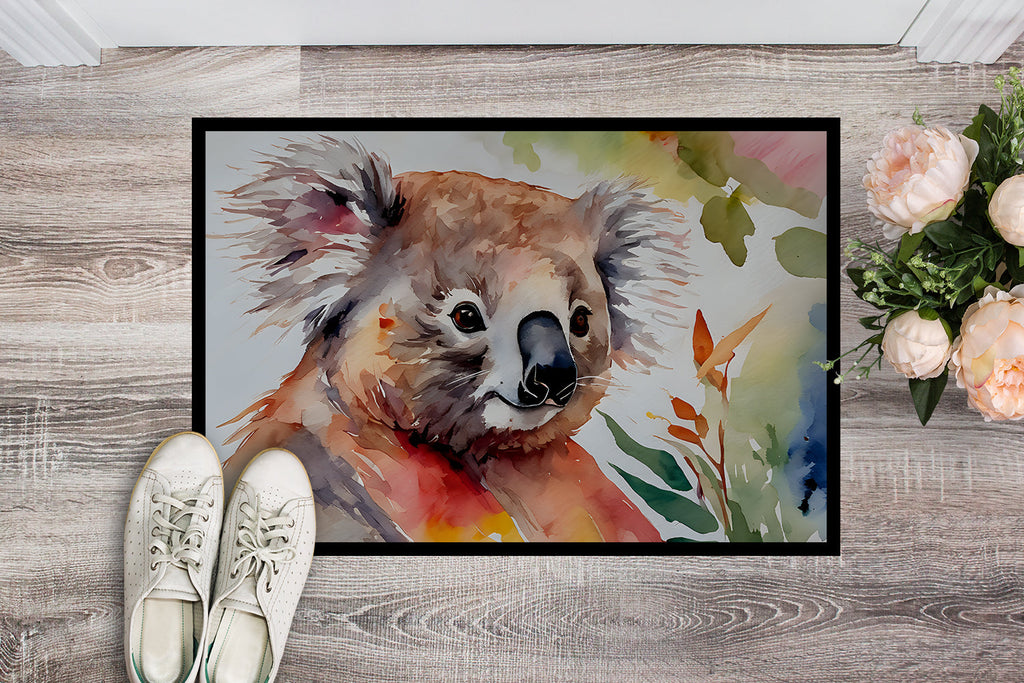 Koala Doormat Indoor Outdoor 18H X 27W Front Door Mat Rugs for Entryway, Non Slip Washable