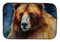 Kodiak Bear Dish Drying Mat Absorbent Dish Drying Mat Pad for Kitchen Counter Dish Drainer Mat for Countertop, 14 x 21", Multicolor