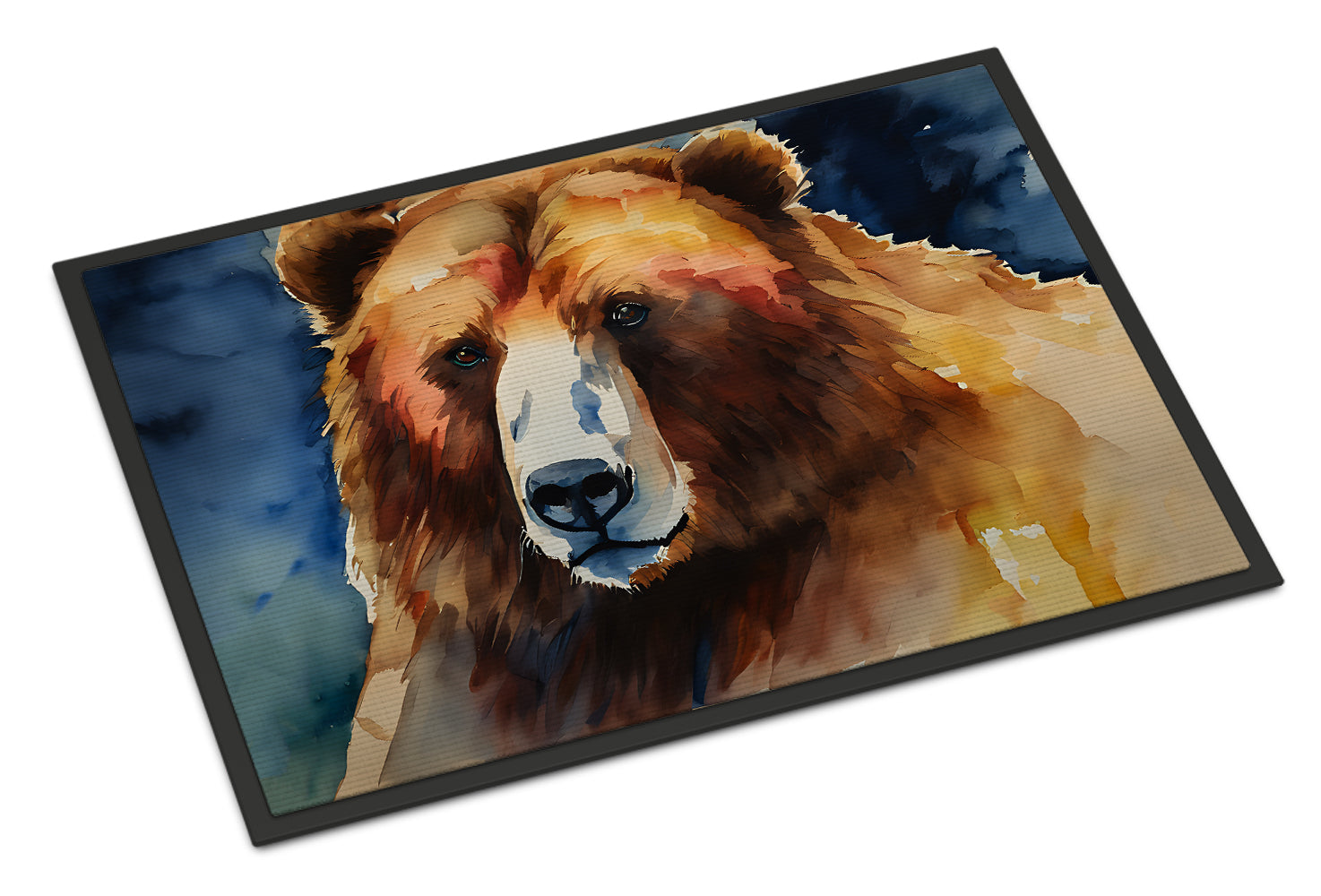Kodiak Bear Doormat Indoor Outdoor 18H X 27W Front Door Mat Rugs for Entryway, Non Slip Washable