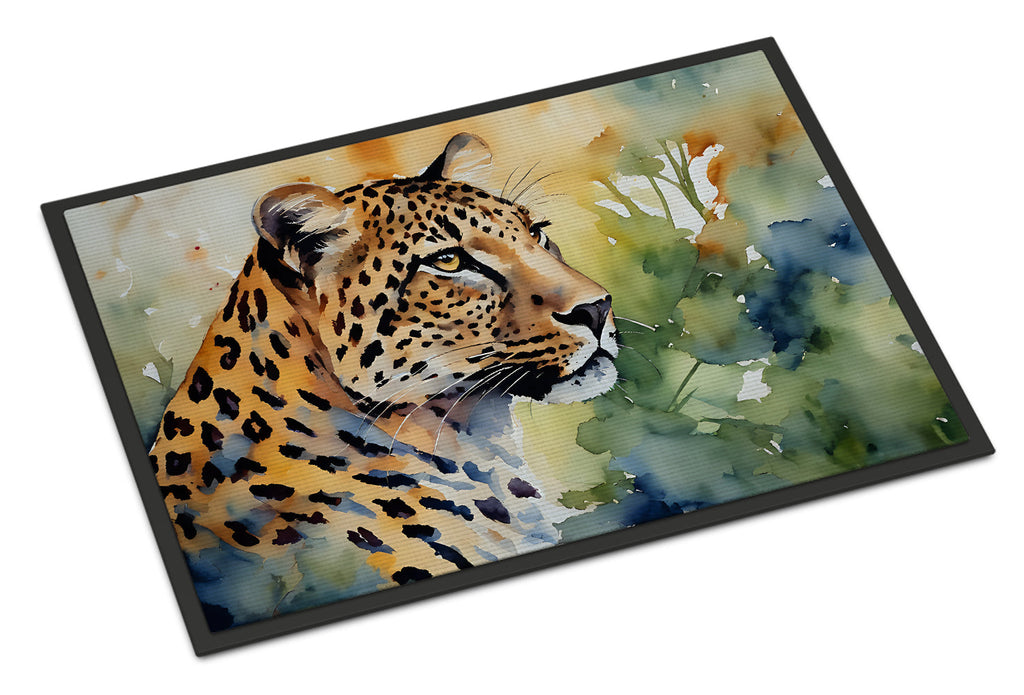 Leopard Doormat Indoor Outdoor 18H X 27W Front Door Mat Rugs for Entryway, Non Slip Washable
