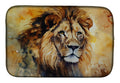Lion Dish Drying Mat Absorbent Dish Drying Mat Pad for Kitchen Counter Dish Drainer Mat for Countertop, 14 x 21", Multicolor
