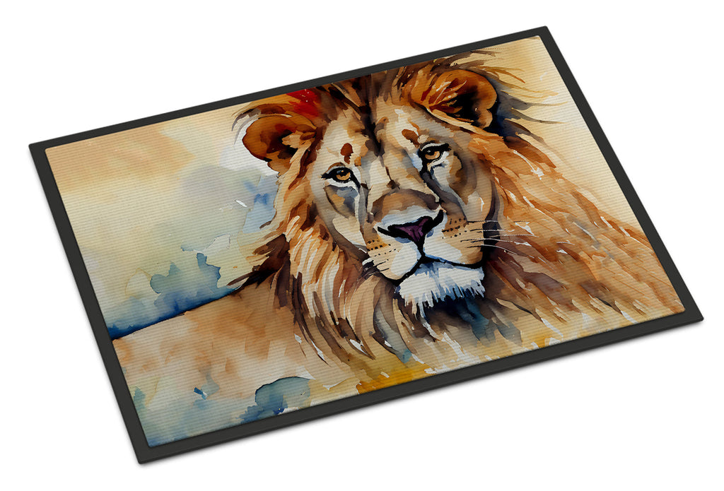 Lion Doormat Indoor Outdoor 18H X 27W Front Door Mat Rugs for Entryway, Non Slip Washable