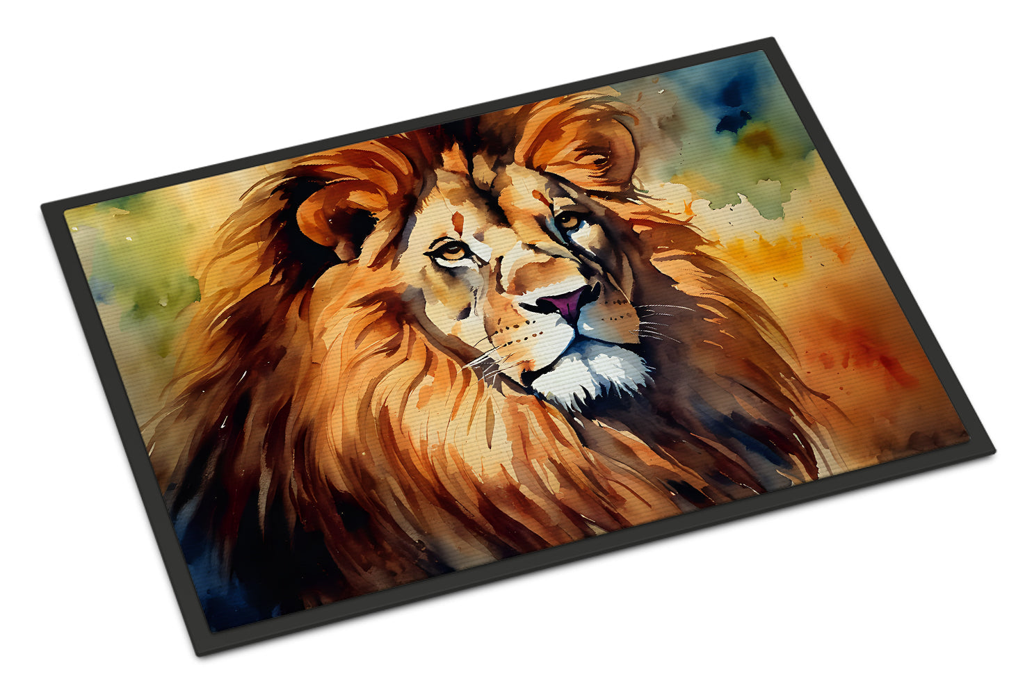 Lion Doormat Indoor Outdoor 18H X 27W Front Door Mat Rugs for Entryway, Non Slip Washable