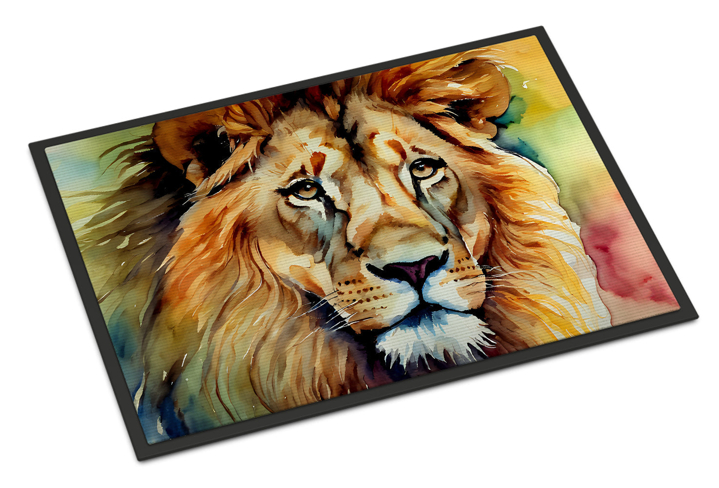 Lion Doormat Indoor Outdoor 18H X 27W Front Door Mat Rugs for Entryway, Non Slip Washable