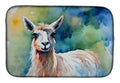 Llama Dish Drying Mat Absorbent Dish Drying Mat Pad for Kitchen Counter Dish Drainer Mat for Countertop, 14 x 21", Multicolor