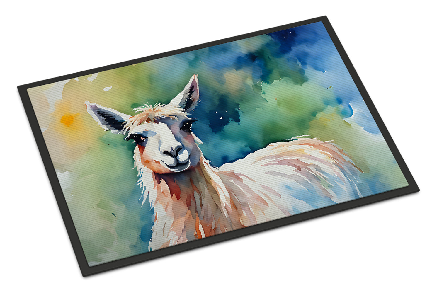Llama Doormat Indoor Outdoor 24H X 36W Front Door Mat Rugs for Entryway, Non Slip Washable Low Pile,