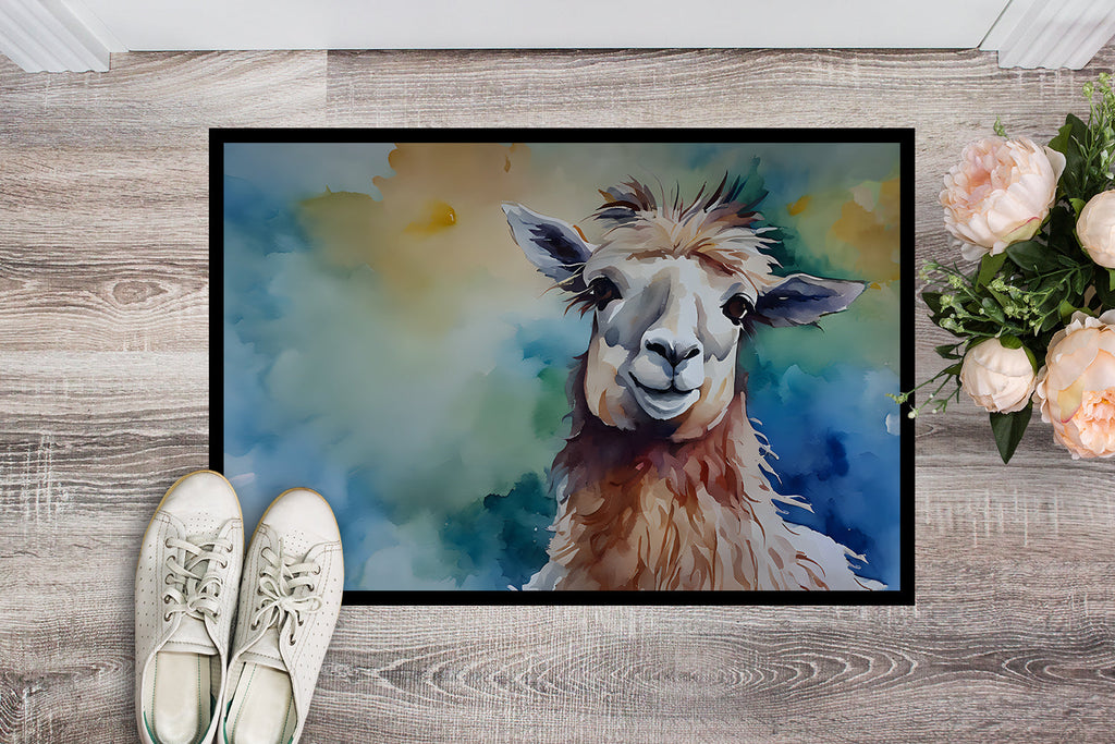 Llama Doormat Indoor Outdoor 18H X 27W Front Door Mat Rugs for Entryway, Non Slip Washable