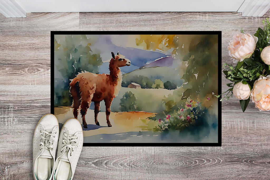 Llama Doormat Indoor Outdoor 18H X 27W Front Door Mat Rugs for Entryway, Non Slip Washable