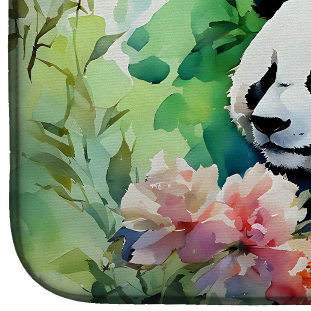 Panda Dish Drying Mat Absorbent Dish Drying Mat Pad for Kitchen Counter Dish Drainer Mat for Countertop, 14 x 21", Multicolor