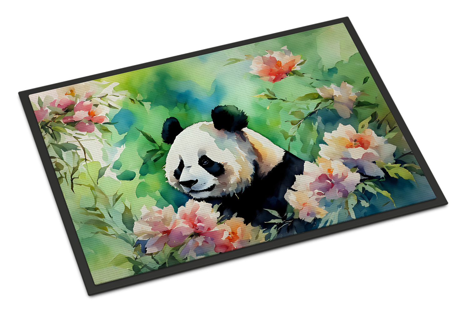 Panda Doormat Indoor Outdoor 18H X 27W Front Door Mat Rugs for Entryway, Non Slip Washable