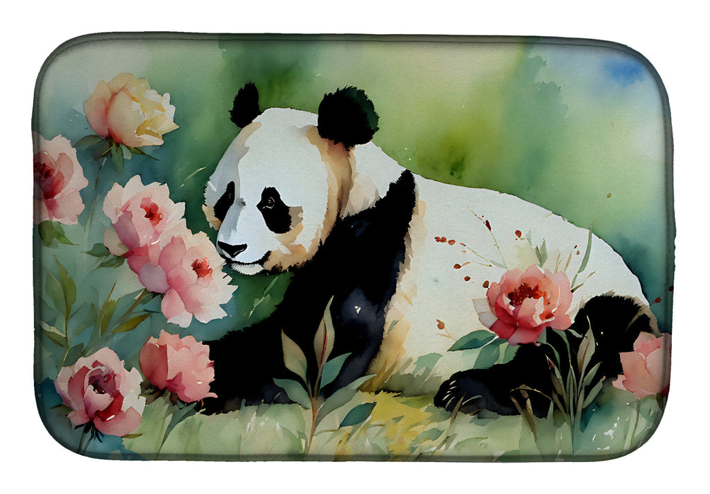 Panda Dish Drying Mat Absorbent Dish Drying Mat Pad for Kitchen Counter Dish Drainer Mat for Countertop, 14 x 21", Multicolor