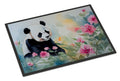Panda Doormat Indoor Outdoor 18H X 27W Front Door Mat Rugs for Entryway, Non Slip Washable