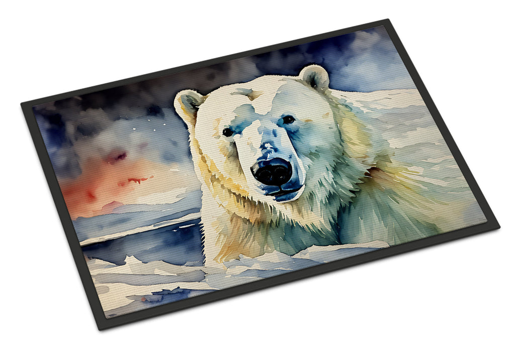 Polar Bear Doormat Indoor Outdoor 24H X 36W Front Door Mat Rugs for Entryway, Non Slip Washable Low Pile,