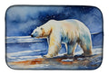 Polar Bear Dish Drying Mat Absorbent Dish Drying Mat Pad for Kitchen Counter Dish Drainer Mat for Countertop, 14 x 21", Multicolor