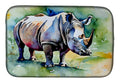 Rhinoceros Dish Drying Mat Absorbent Dish Drying Mat Pad for Kitchen Counter Dish Drainer Mat for Countertop, 14 x 21", Multicolor