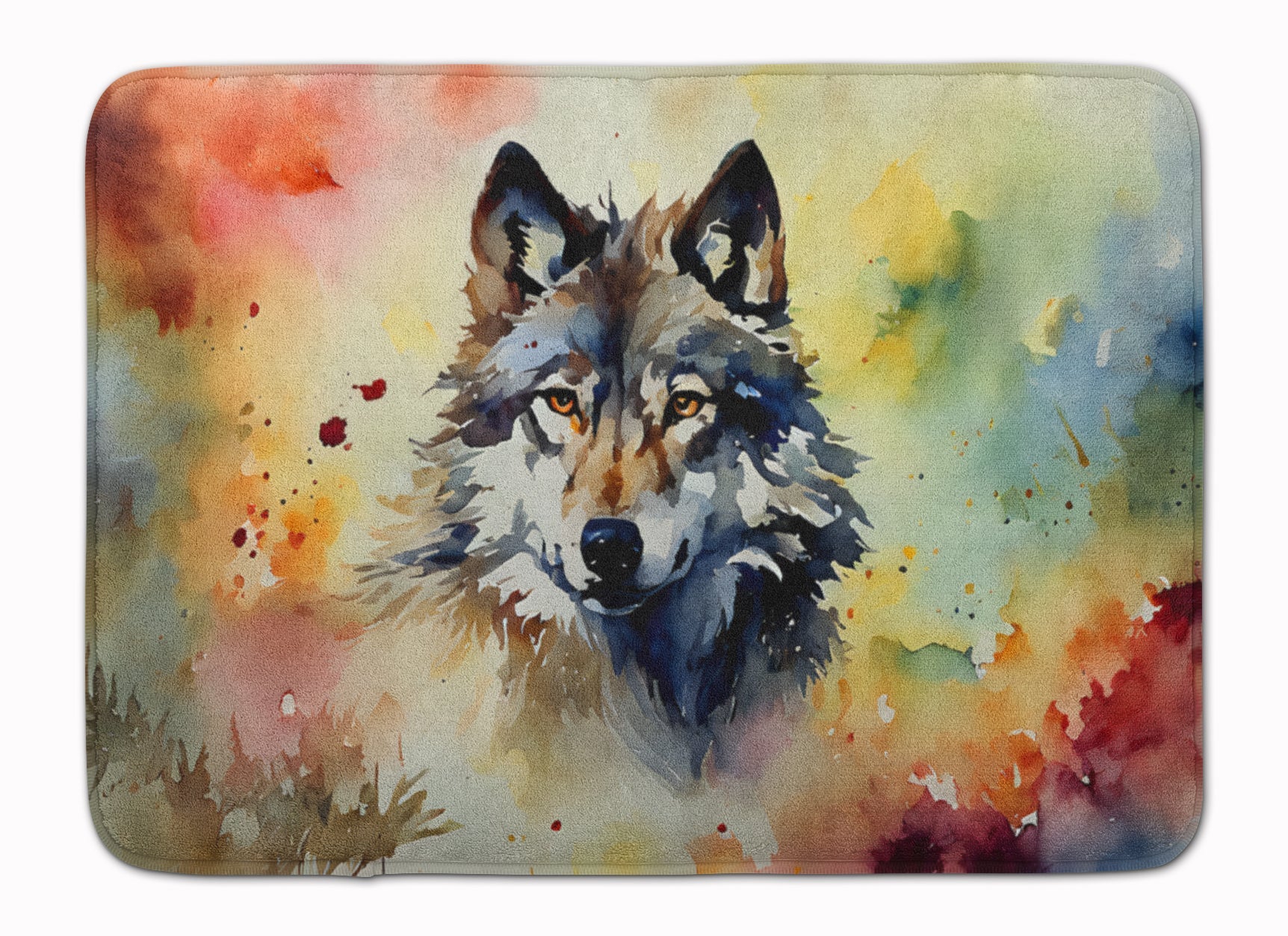Wolves Wolf Memory Foam Kitchen Mat Machine Washable Anti-Fatigue Cushion Comfort Bath or Kitchen Rug