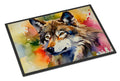 Wolves Wolf  Doormat Indoor Outdoor 24H X 36W Front Door Mat Rugs for Entryway, Non Slip Washable Low Pile,