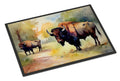 Wood Bison Doormat Indoor Outdoor 18H X 27W Front Door Mat Rugs for Entryway, Non Slip Washable