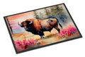 Wood Bison Doormat Indoor Outdoor 24H X 36W Front Door Mat Rugs for Entryway, Non Slip Washable Low Pile,