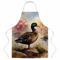 Mallard Duck Standing Lakeside Apron Cooking Kitchen Server Baking Crafts Gardening for Adult Women Men, Unisex, Large, Multicolor