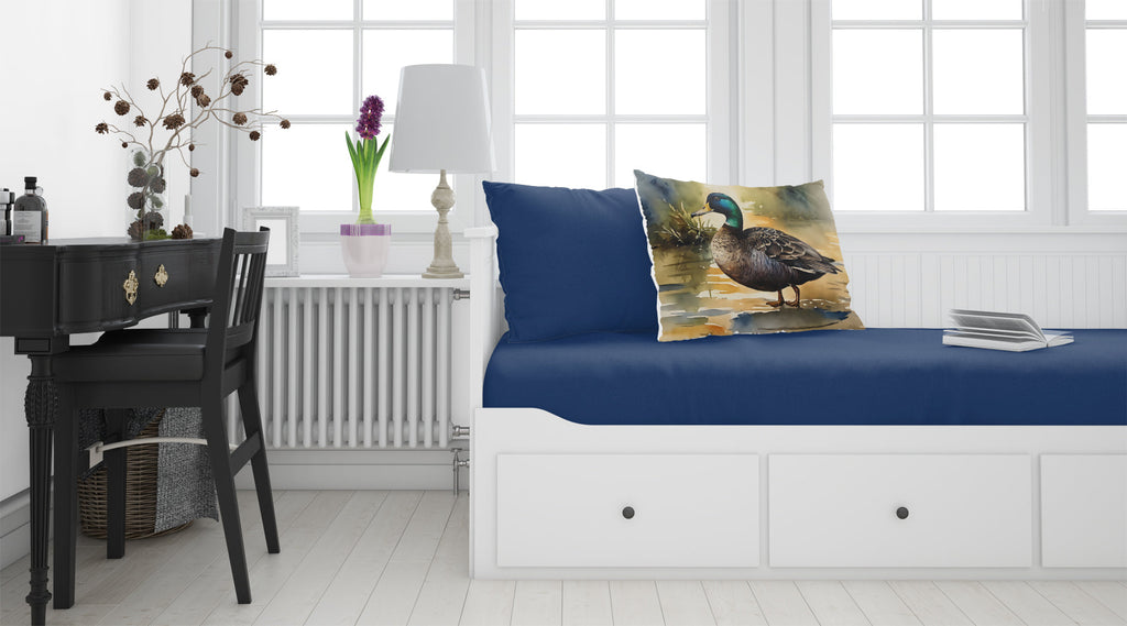 Mallard Duck Shoreline Standard Pillowcase Lightweight Super Soft Easy Care Decorative Artwork Pillowcase, Standard