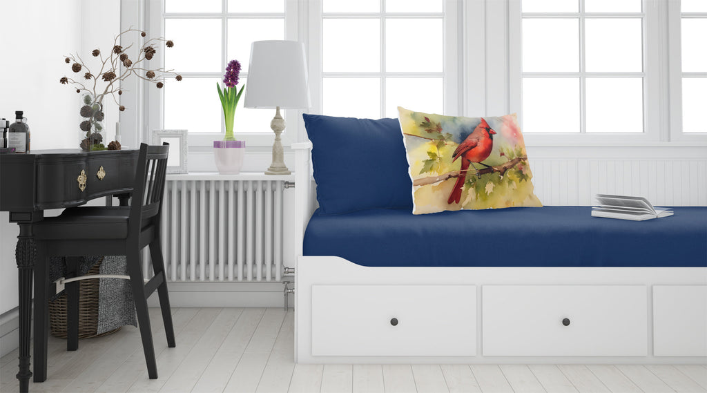 Northern Cardinal on Branch Autumn Standard Pillowcase Lightweight Super Soft Easy Care Decorative Artwork Pillowcase, Standard