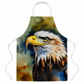 Bald Eagle Portrait Wildlife Apron Cooking Kitchen Server Baking Crafts Gardening for Adult Women Men, Unisex, Large, Multicolor