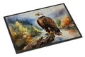 Bald Eagle Mountain Scene Doormat Indoor Outdoor 18H X 27W Front Door Mat Rugs for Entryway, Non Slip Washable