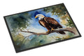 Bald Eagle Perched Tree Branch Doormat Indoor Outdoor 24H X 36W Front Door Mat Rugs for Entryway, Non Slip Washable Low Pile,