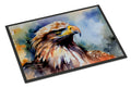 Bald Eagle Portrait Close Detail Doormat Indoor Outdoor 18H X 27W Front Door Mat Rugs for Entryway, Non Slip Washable