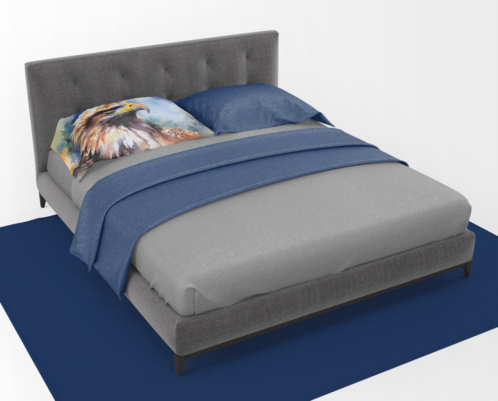 Bald Eagle Portrait Close Detail Standard Pillowcase Lightweight Super Soft Easy Care Decorative Artwork Pillowcase, Standard