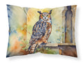 Great Horned Owl on Stone Arch Standard Pillowcase Lightweight Super Soft Easy Care Decorative Artwork Pillowcase, Standard