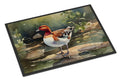 Redhead Duck Standing by Water Doormat Indoor Outdoor 24H X 36W Front Door Mat Rugs for Entryway, Non Slip Washable Low Pile,