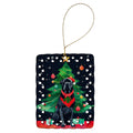 Cane Corso Christmas Porcelain Ornament Christmas Tree Hanging Decorations for Home Christmas Holiday, Rectangle, Gift, Multicolor