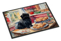 Affenpinscher Christmas Cookies Doormat Indoor Outdoor 24H X 36W Front Door Mat Rugs for Entryway, Non Slip Washable Low Pile,