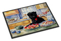 Affenpinscher Christmas Cookies Doormat Indoor Outdoor 18H X 27W Front Door Mat Rugs for Entryway, Non Slip Washable