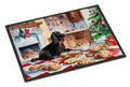 American Water Spaniel Christmas Cookies Doormat Indoor Outdoor 18H X 27W Front Door Mat Rugs for Entryway, Non Slip Washable