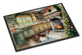Basset Hound Christmas Cookies Doormat Indoor Outdoor 24H X 36W Front Door Mat Rugs for Entryway, Non Slip Washable Low Pile,