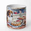 Basset Hound Christmas Cookies Decorative Soy Candle Nature Soy Wax Essential Oil Home Decor Ideal for Bedroom Kitchen Bath Office Gift, 10 oz