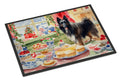 Belgian Sheepdog Christmas Cookies Doormat Indoor Outdoor 24H X 36W Front Door Mat Rugs for Entryway, Non Slip Washable Low Pile,